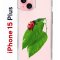 Чехол-накладка Apple iPhone 15 Plus (641587) Kruche PRINT Ladybug