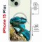 Чехол-накладка Apple iPhone 15 Plus (641579) Kruche PRINT Змея