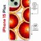 Чехол-накладка Apple iPhone 15 Plus (641579) Kruche PRINT Orange