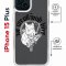 Чехол-накладка Apple iPhone 15 Plus (641579) Kruche PRINT J-Cat