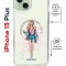 Чехол-накладка Apple iPhone 15 Plus (641579) Kruche PRINT Fashion Girl