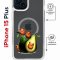 Чехол-накладка Apple iPhone 15 Plus (641579) Kruche PRINT Авокотики