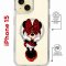 Чехол-накладка Apple iPhone 15 (641581) Kruche PRINT Минни