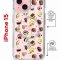 Чехол-накладка Apple iPhone 15 (641581) Kruche PRINT Cake