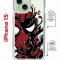 Чехол-накладка Apple iPhone 15 (641581) Kruche PRINT Spider-Man-Venom