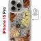 Чехол-накладка Apple iPhone 15 Pro (641589) Kruche PRINT Ягоды и Цветы