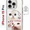Чехол-накладка iPhone 15 Pro Kruche Magnet Print Коты