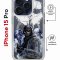 Чехол-накладка Apple iPhone 15 Pro (641582) Kruche PRINT Call of Duty
