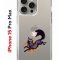 Чехол-накладка Apple iPhone 15 Pro Max (641577) Kruche PRINT Fox