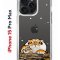 Чехол-накладка Apple iPhone 15 Pro Max (641577) Kruche PRINT тигр первый снег