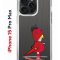 Чехол-накладка Apple iPhone 15 Pro Max (641577) Kruche PRINT Девочка с зонтом