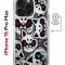 Чехол-накладка Apple iPhone 15 Pro Max (641585) Kruche PRINT Angry Cats