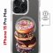 Чехол-накладка Apple iPhone 15 Pro Max (641585) Kruche PRINT Donuts