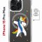 Чехол-накладка Apple iPhone 15 Pro Max (641585) Kruche PRINT Единорожка