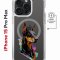 Чехол-накладка Apple iPhone 15 Pro Max (641585) Kruche PRINT Доберман
