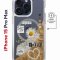 Чехол-накладка Apple iPhone 15 Pro Max (641585) Kruche PRINT Крафтовые наклейки