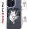 Чехол-накладка Apple iPhone 15 Pro Max (641580) Kruche PRINT J-Cat