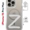 Чехол-накладка iPhone 15 Pro Max Kruche Magrope Print Zet