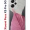 Чехол-накладка Xiaomi Poco X5 Pro 5G (641594) Kruche PRINT Pink and white