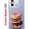 Чехол-накладка Xiaomi Redmi 12C (641591) Kruche PRINT Donuts