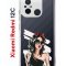 Чехол-накладка Xiaomi Redmi 12C (641591) Kruche PRINT Фэшн леди