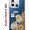 Чехол-накладка Xiaomi Redmi 12C Kruche Print Крафтовые наклейки