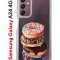 Чехол-накладка Samsung Galaxy A24 4G (641586) Kruche PRINT Donuts