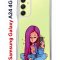 Чехол-накладка Samsung Galaxy A24 4G (641586) Kruche PRINT Pink Hair