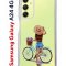 Чехол-накладка Samsung Galaxy A24 4G (641586) Kruche PRINT Велосипедная прогулка