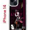Чехол-накладка Apple iPhone 14  (625957) Kruche PRINT Лини Геншин