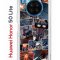 Чехол-накладка Huawei Honor 50 Lite (610636) Kruche PRINT Комикс Паук