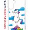 Чехол-накладка Samsung Galaxy S23 FE (646478) Kruche PRINT Flying Unicorn