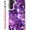 Чехол-накладка Samsung Galaxy S23 FE (646478) Kruche PRINT Purple leaves