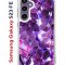 Чехол-накладка Samsung Galaxy S23 FE (646478) Kruche PRINT Purple leaves