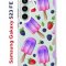 Чехол-накладка Samsung Galaxy S23 FE (646478) Kruche PRINT Ice Cream