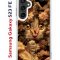 Чехол-накладка Samsung Galaxy S23 FE (646478) Kruche PRINT Котик с рыбками