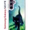 Чехол-накладка Samsung Galaxy S23 FE (646478) Kruche PRINT Черный кот