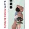 Чехол-накладка Samsung Galaxy S23 FE (646478) Kruche PRINT Девочка с мишкой