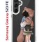 Чехол-накладка Samsung Galaxy S23 FE (646478) Kruche PRINT Девочка с мишкой