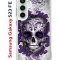 Чехол-накладка Samsung Galaxy S23 FE (646478) Kruche PRINT Sugar Skull