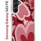 Чехол-накладка Samsung Galaxy S23 FE (646478) Kruche PRINT Сердечки