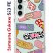 Чехол-накладка Samsung Galaxy S23 FE (646478) Kruche PRINT Милые пластыри