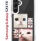 Чехол-накладка Samsung Galaxy S23 FE (646478) Kruche PRINT Коты
