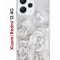 Чехол-накладка Xiaomi Redmi 12 4G (646479) Kruche PRINT White roses