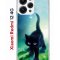 Чехол-накладка Xiaomi Redmi 12 4G (646479) Kruche PRINT Черный кот