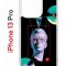 Чехол-накладка Apple iPhone 13 Pro (606543) Kruche PRINT Future Look