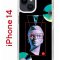 Чехол-накладка Apple iPhone 14  (625957) Kruche PRINT Future Look