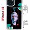 Чехол-накладка Apple iPhone 15 (641581) Kruche PRINT Future Look
