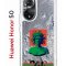 Чехол-накладка Huawei Honor 50 (610635) Kruche PRINT Jellyfish Green