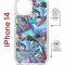 Чехол-накладка Apple iPhone 14  (625960) Kruche PRINT Plastic Fantastic
